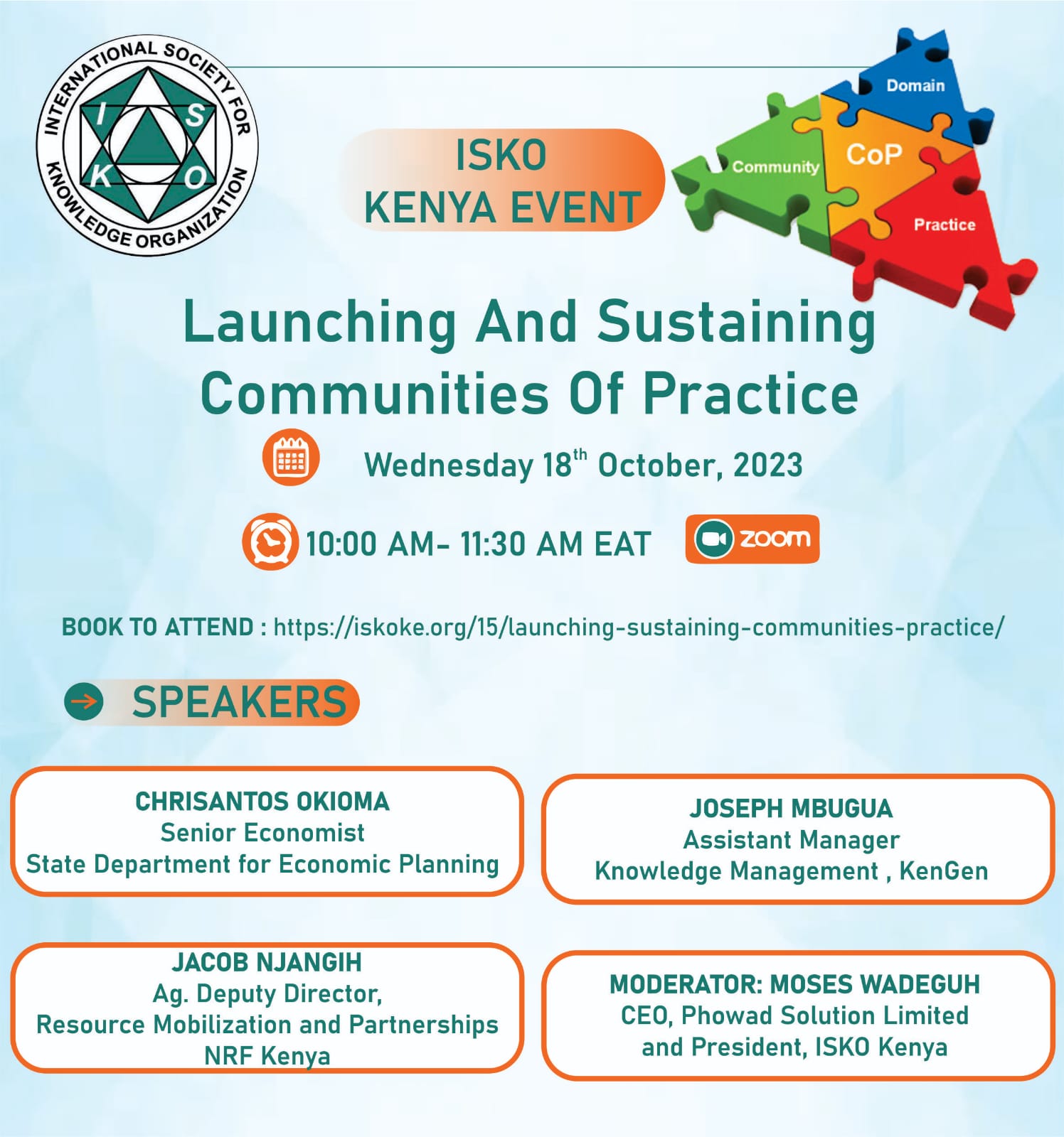 Launching and Sustaining Communities of Practice